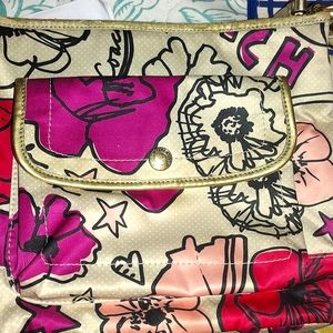 Coach Kyra Poppy Floral Crossbody